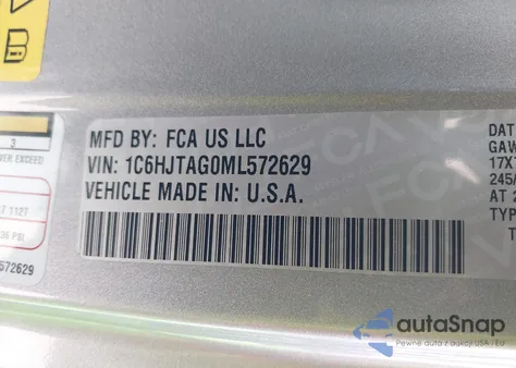 2021 Jeep Gladiator California Edition 4X4 from USA, damaged, VIN 1C6HJTAG0ML572629